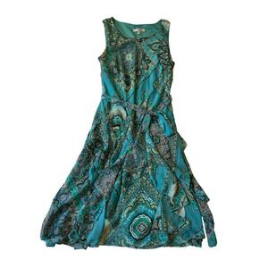 Robbie Bee Y2K Bandana Handkerchief Midi Dress